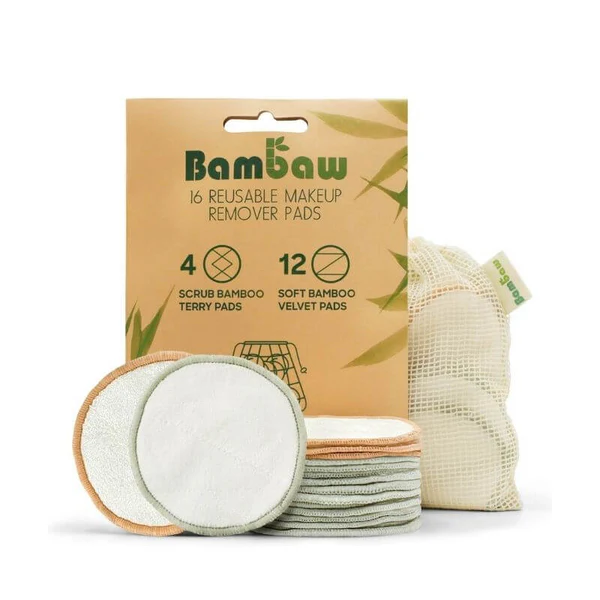 Bambaw 16 Disques Démaquillants Lavables 16 disques