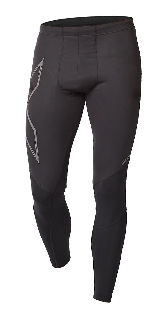 Wind Defence Comp Tights Man BLK/SSR/Black/Striped Silver R