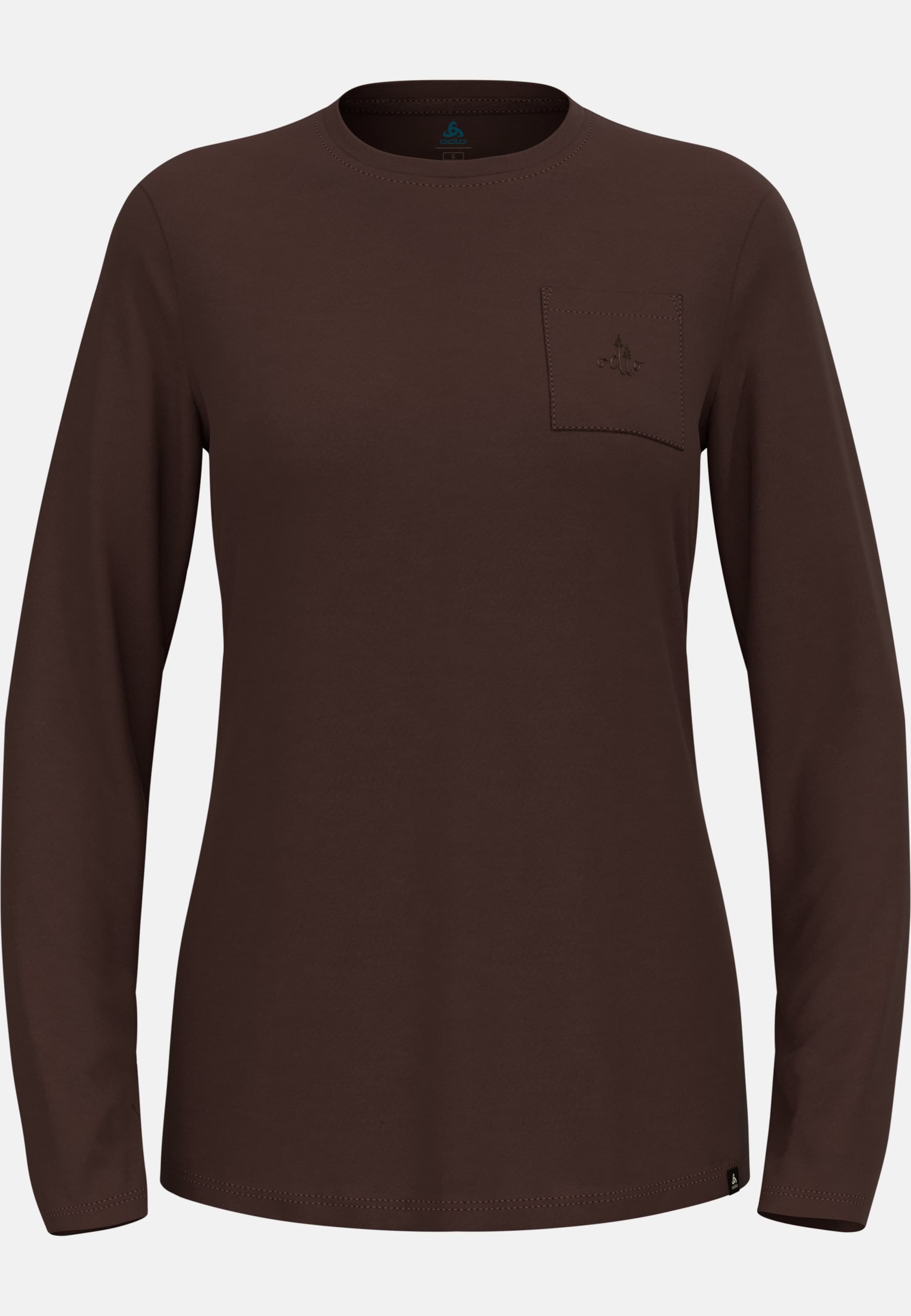 Ascent Merino 200 Langarmshirt mit Brusttasche in fudge