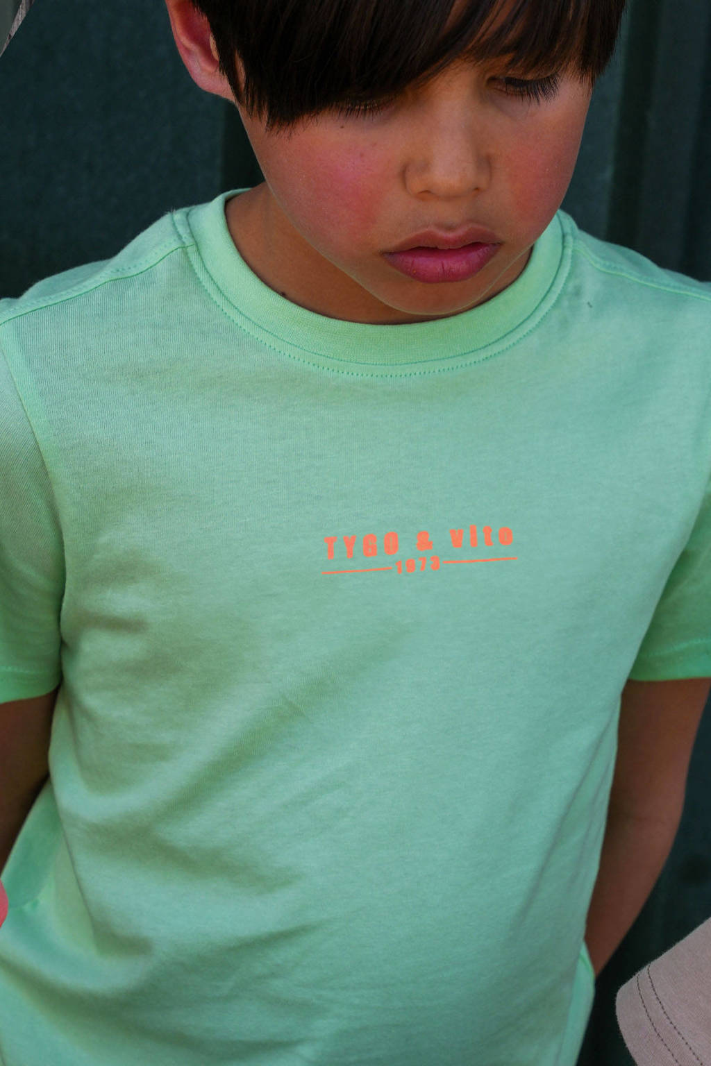 TYGO & vito t-shirt mintgroen