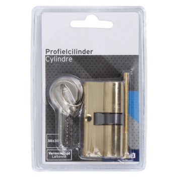 GAMMA profielcilinder messing 30/30 mm
