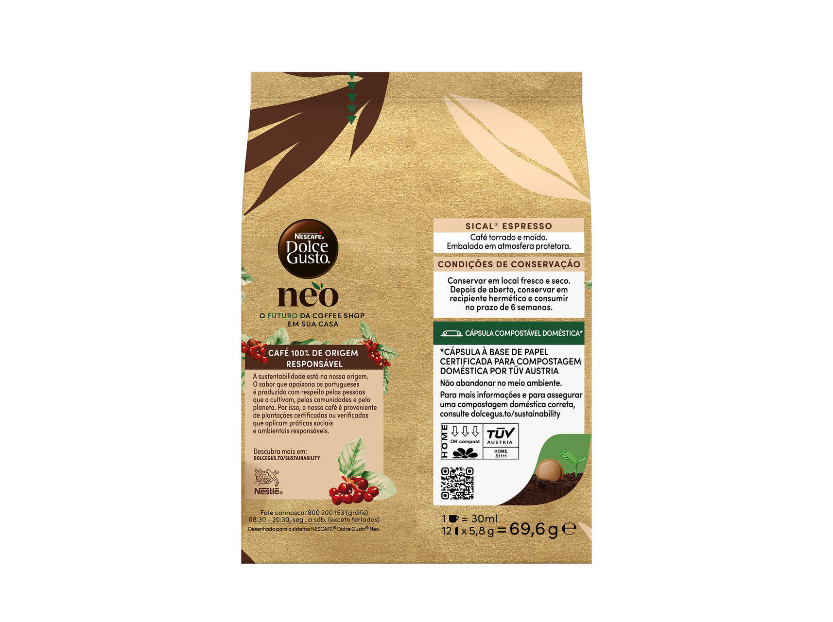 CAPSULAS CAFE SIST NEO SICAL 12 UN