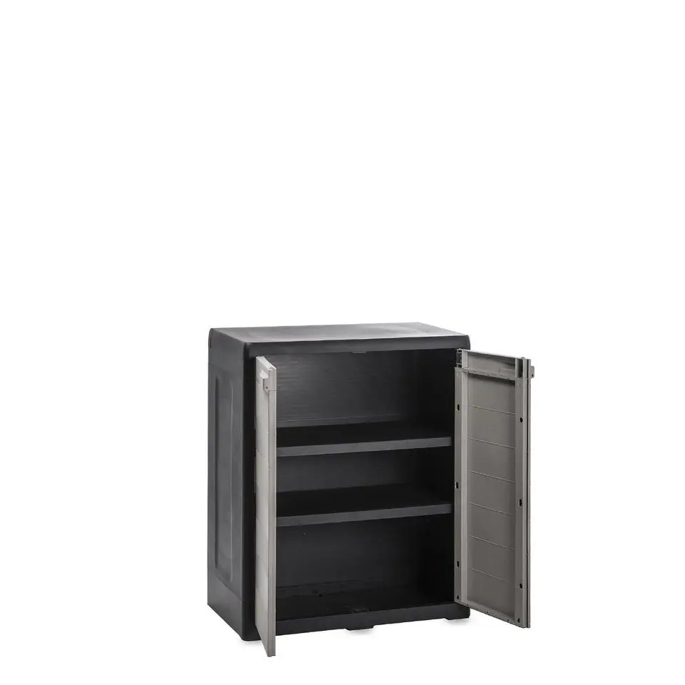 Toomax Elegance XL opbergkast laag - lichtgrijs/antraciet