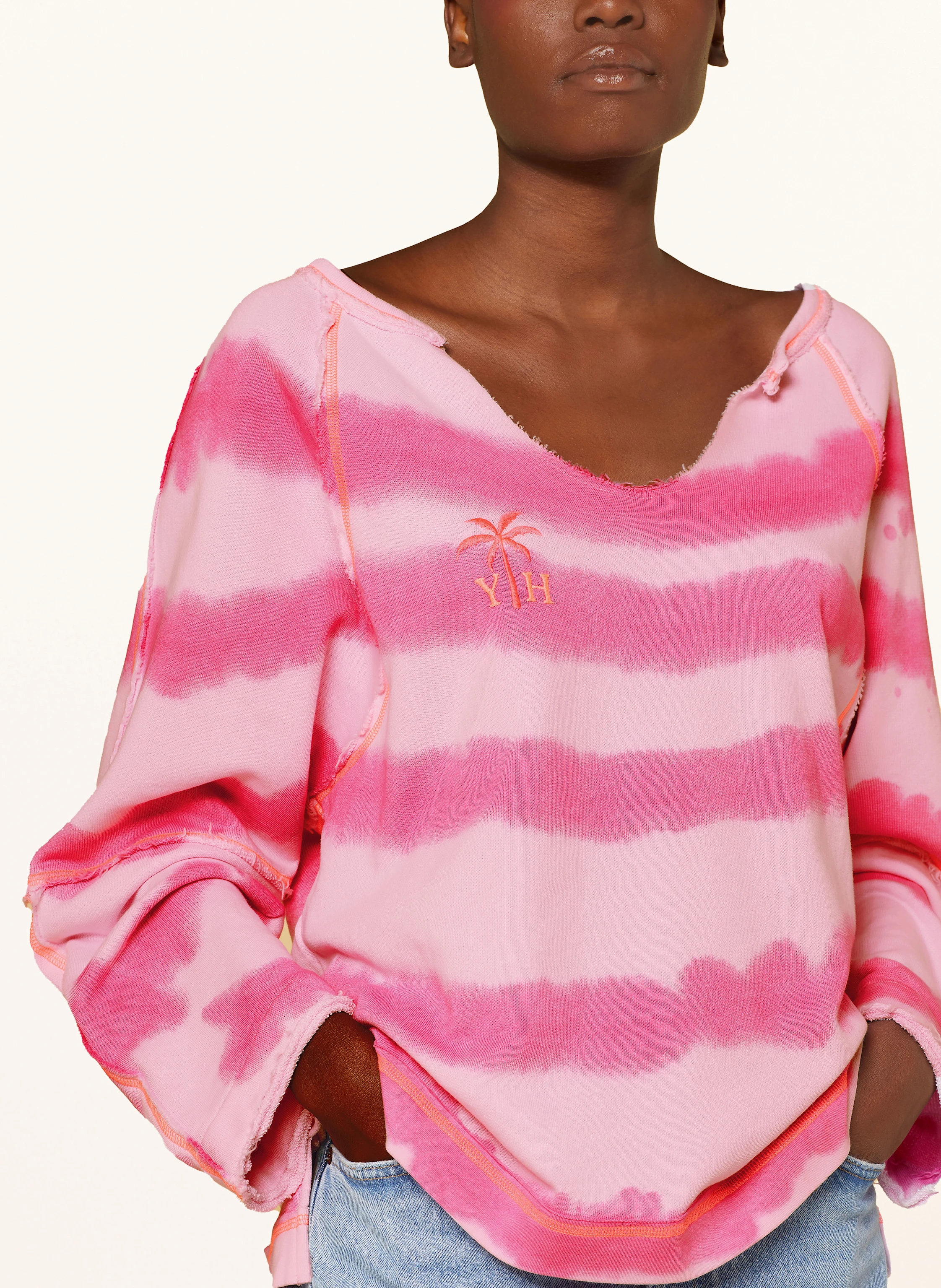 yippie hippie Oversized-Sweatshirt
