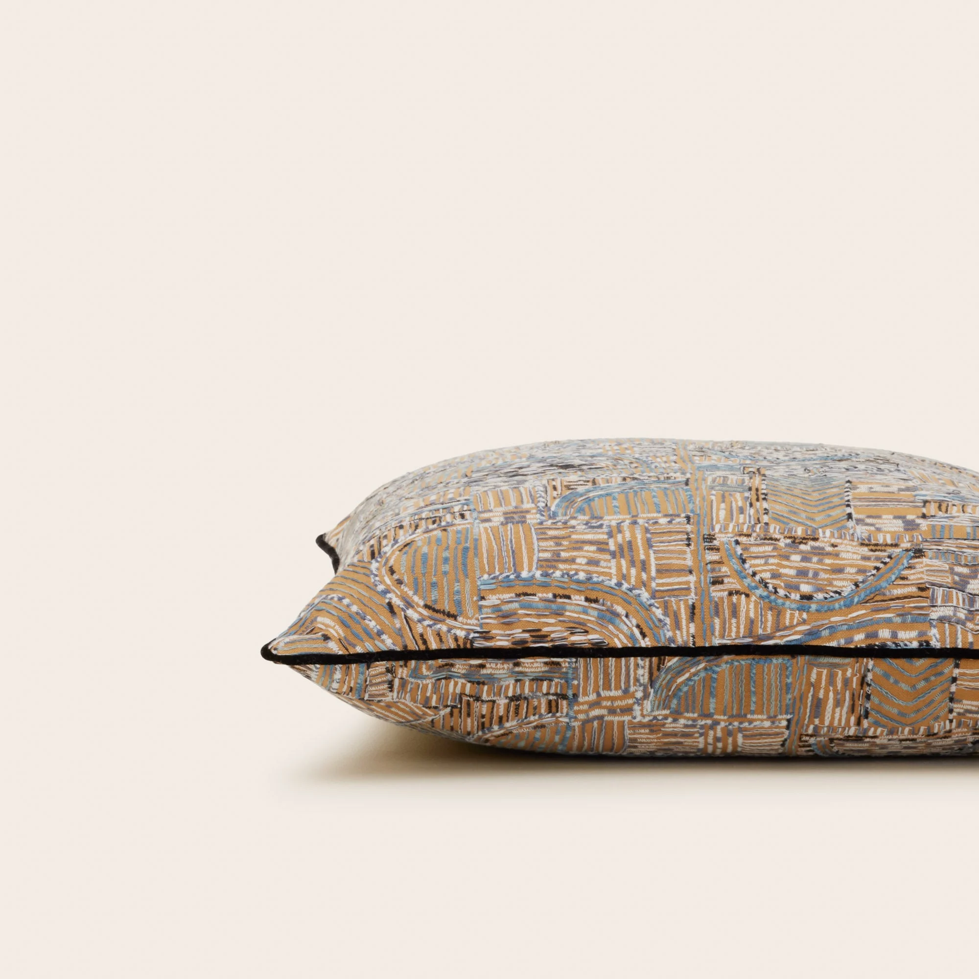 MALEK - Housse de coussin | Marron