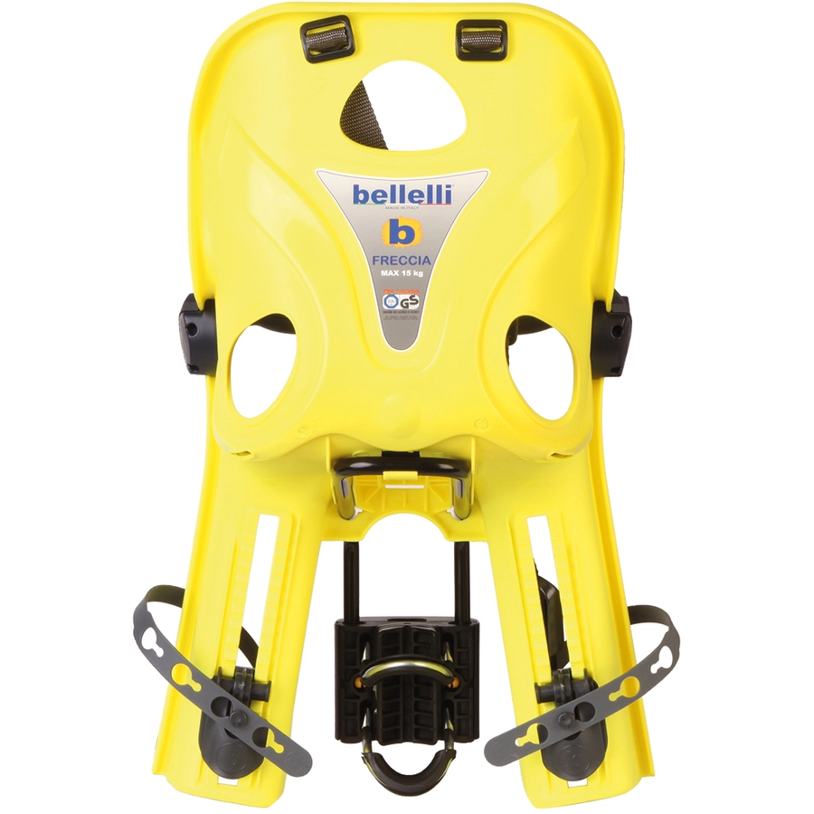 BELLELLI Kindersitz Fahrrad Freccia B-Fix frame mount HI VIZ