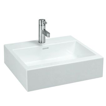 Laufen Living City wastafel 50x46cm zonder kraangat wit