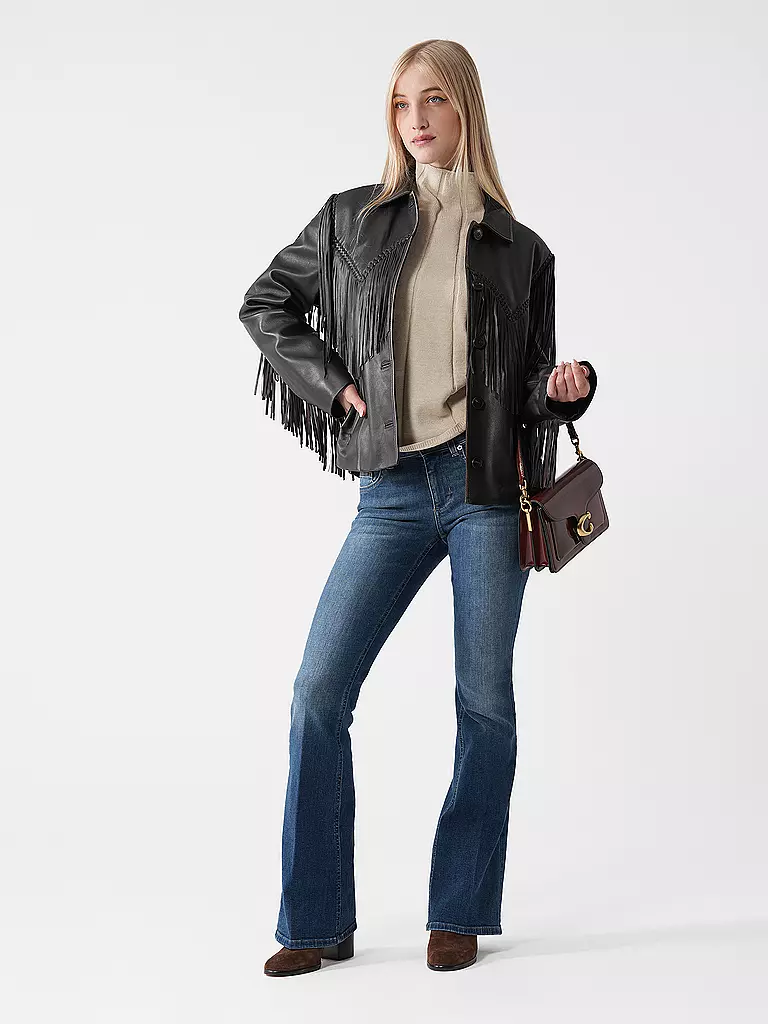 WEEKEND MAX MARA Lederjacke braun