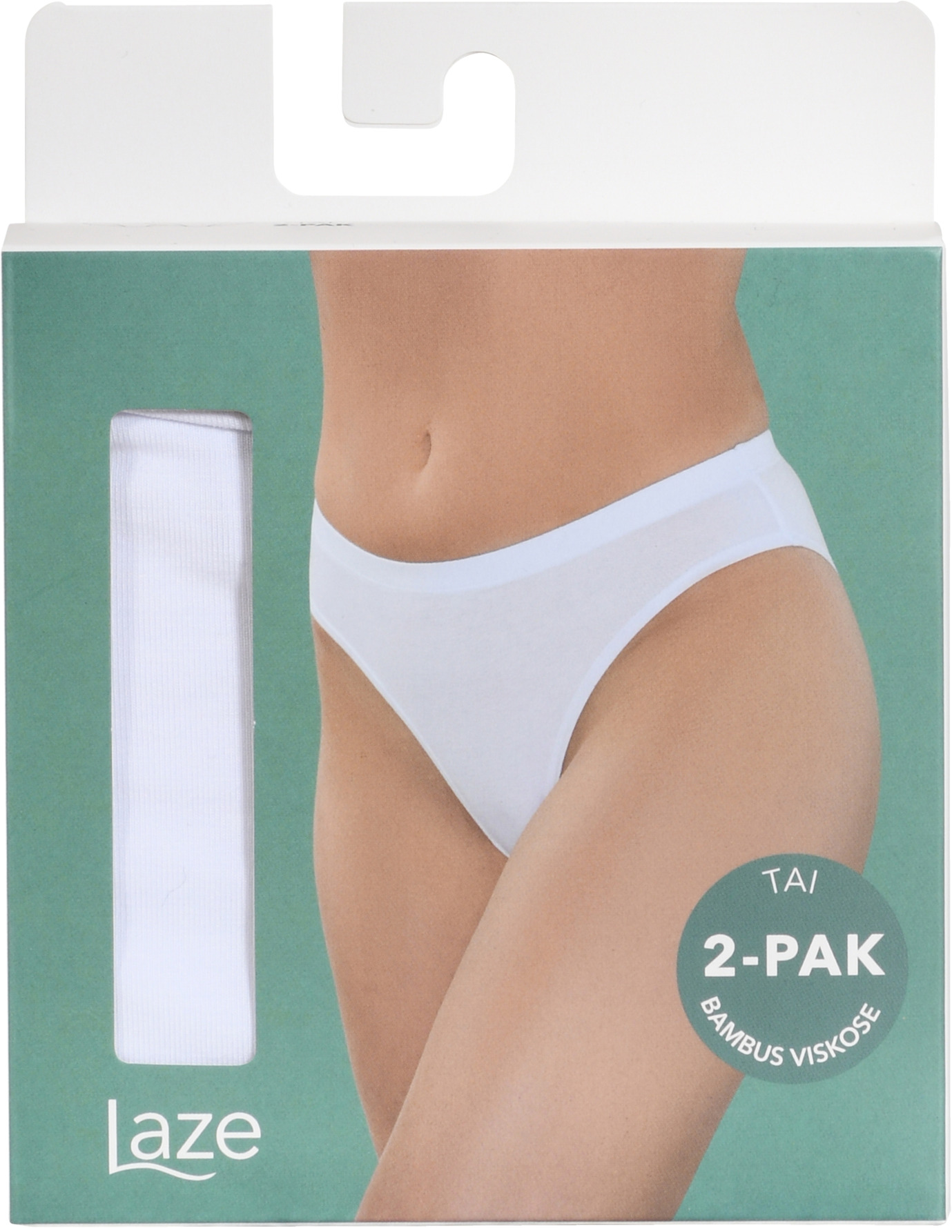 Laze Tai Bambu Trusse 2-pak Hvid 40