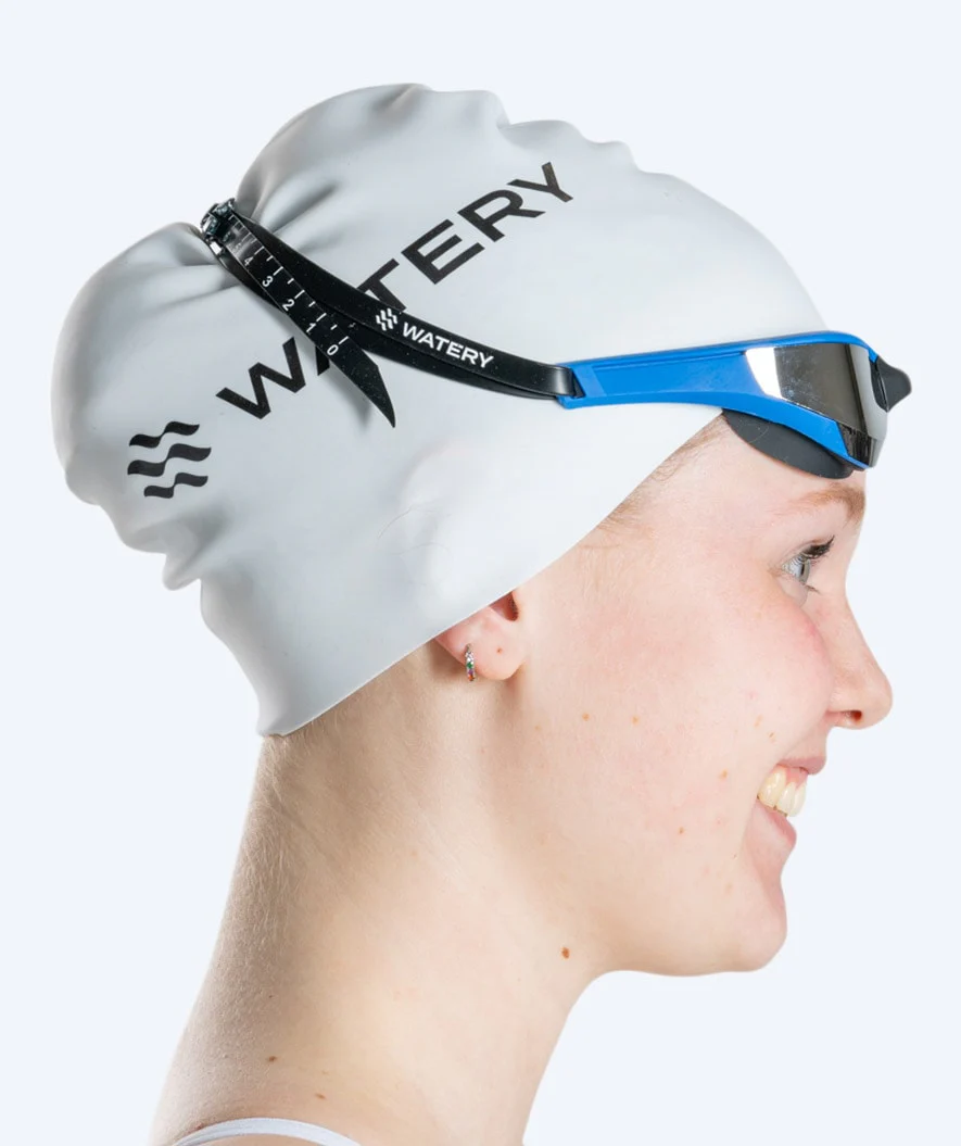 Watery svømmebriller - Instinct Elite Mirror - Blå/sølv