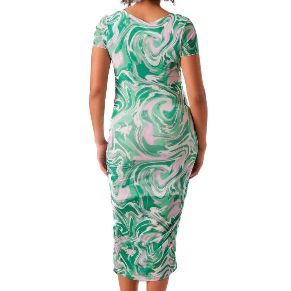 Mamalicious Robe Verte/Blanche Femme Mamalicious Swan