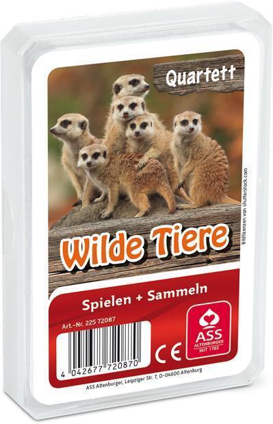 Tier-Quartett - Wilde Tiere