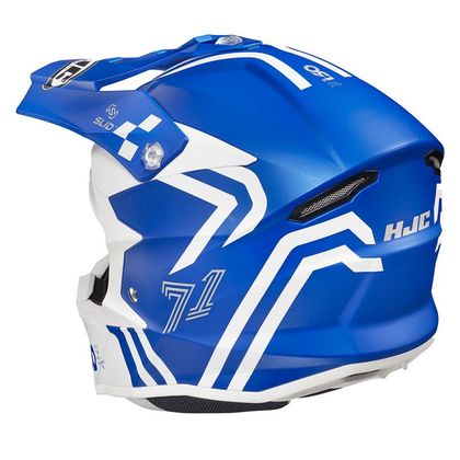 Casque cross Hjc I50 - HEX 2023 - Bleu / Blanc