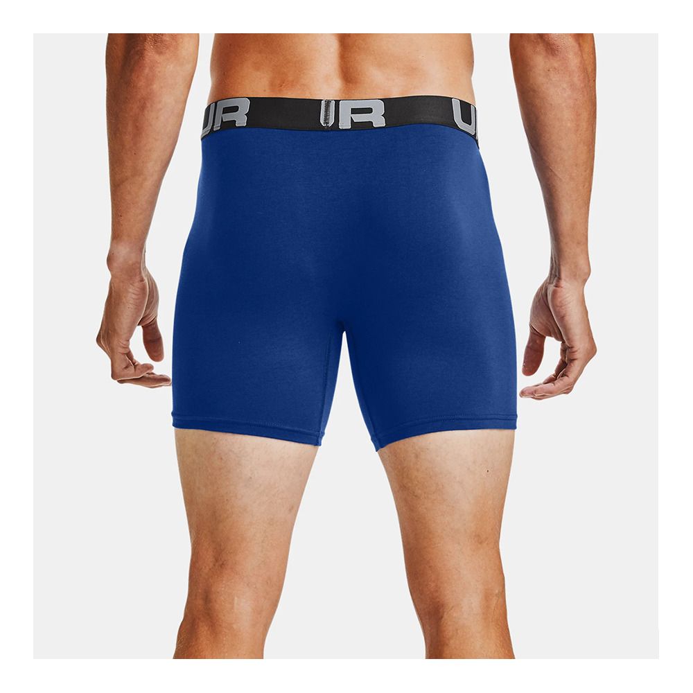 Under Armour CHARGED COTTON 6IN - Boxers x3 Homme blue