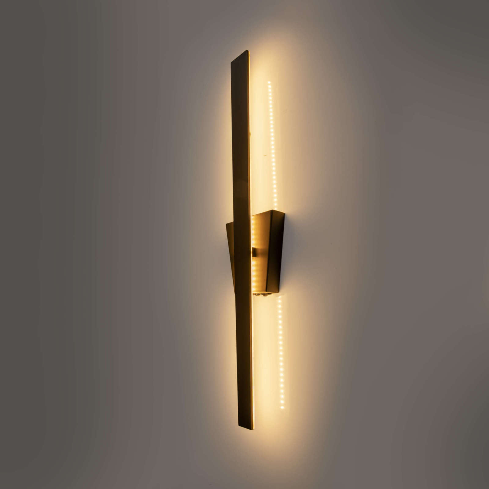 LED-Wandleuchte TREVOR - schwarz - 62 cm