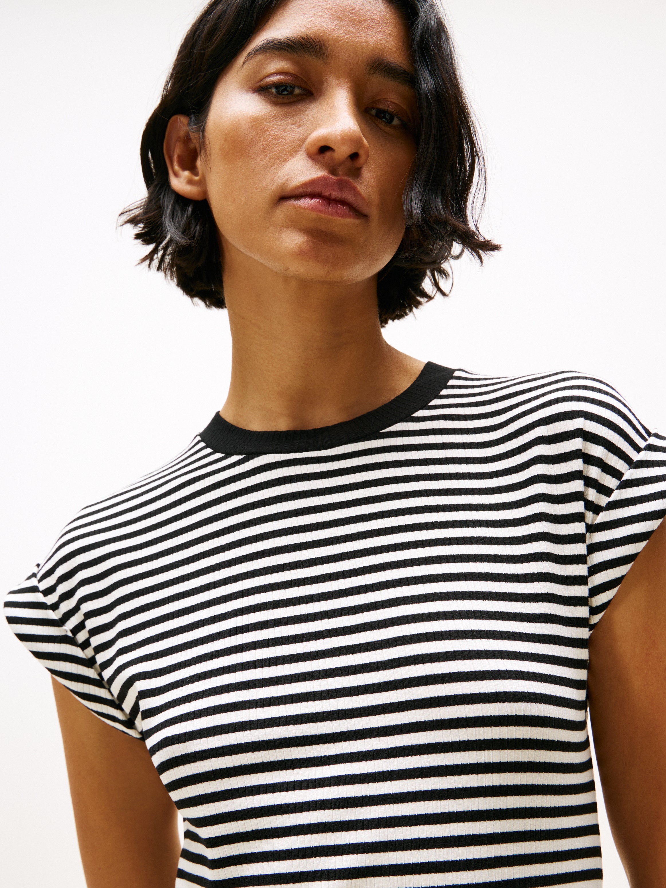 Tommy Hilfiger Shirtkleid »RIB SHORT REG TEE DRS«