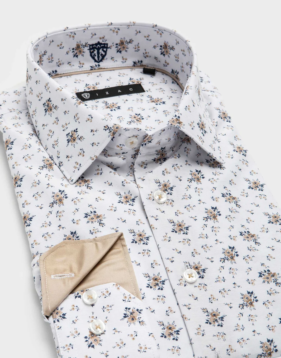 Chemise motif floral