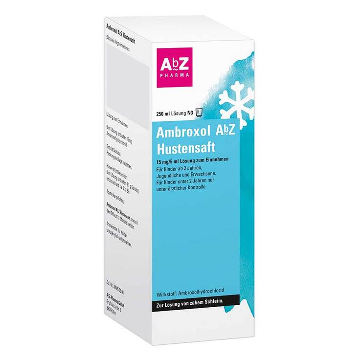 Ambroxol AbZ Hustensaft 15 mg / 5 ml, 250 ml