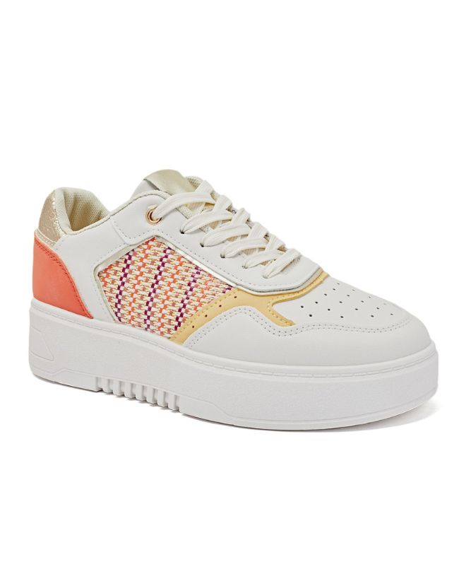 Basket femme multicolore à lacets - Doriane