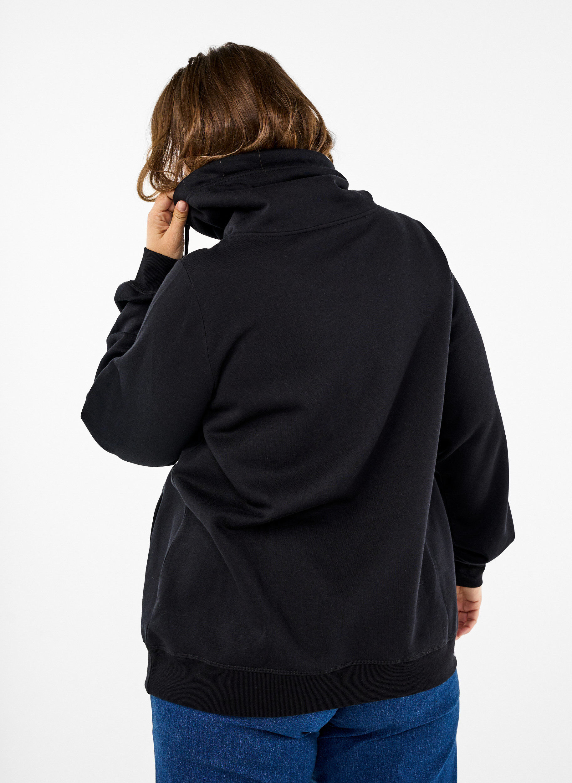 FLASH - Sweatshirt med høj krave