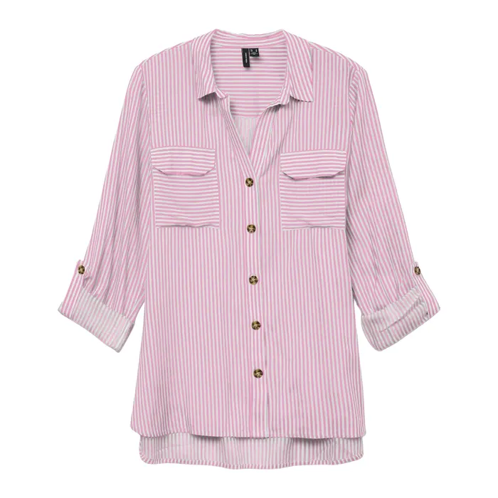 Vero Moda Bumpy New Woven LS Top Dames