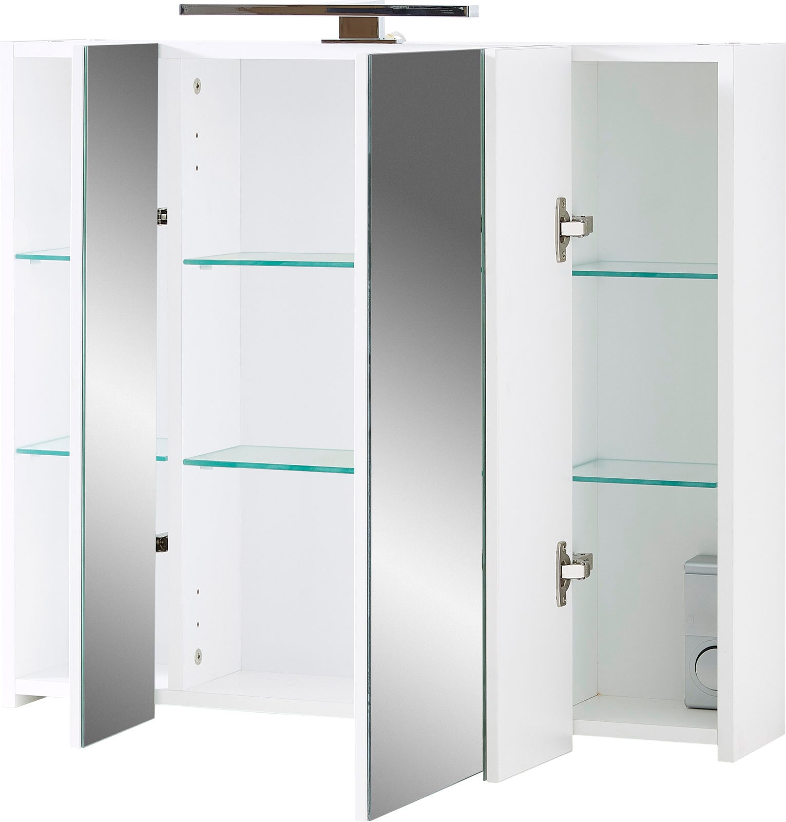 CASAVANTI Spiegelschrank CARA 76 x 71 x 23 cm weiß