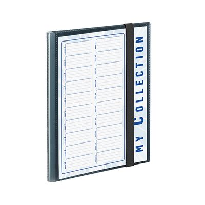 Viquel Album cartes à collectionner - A4 - Propyglass perso - noir - polypropylène