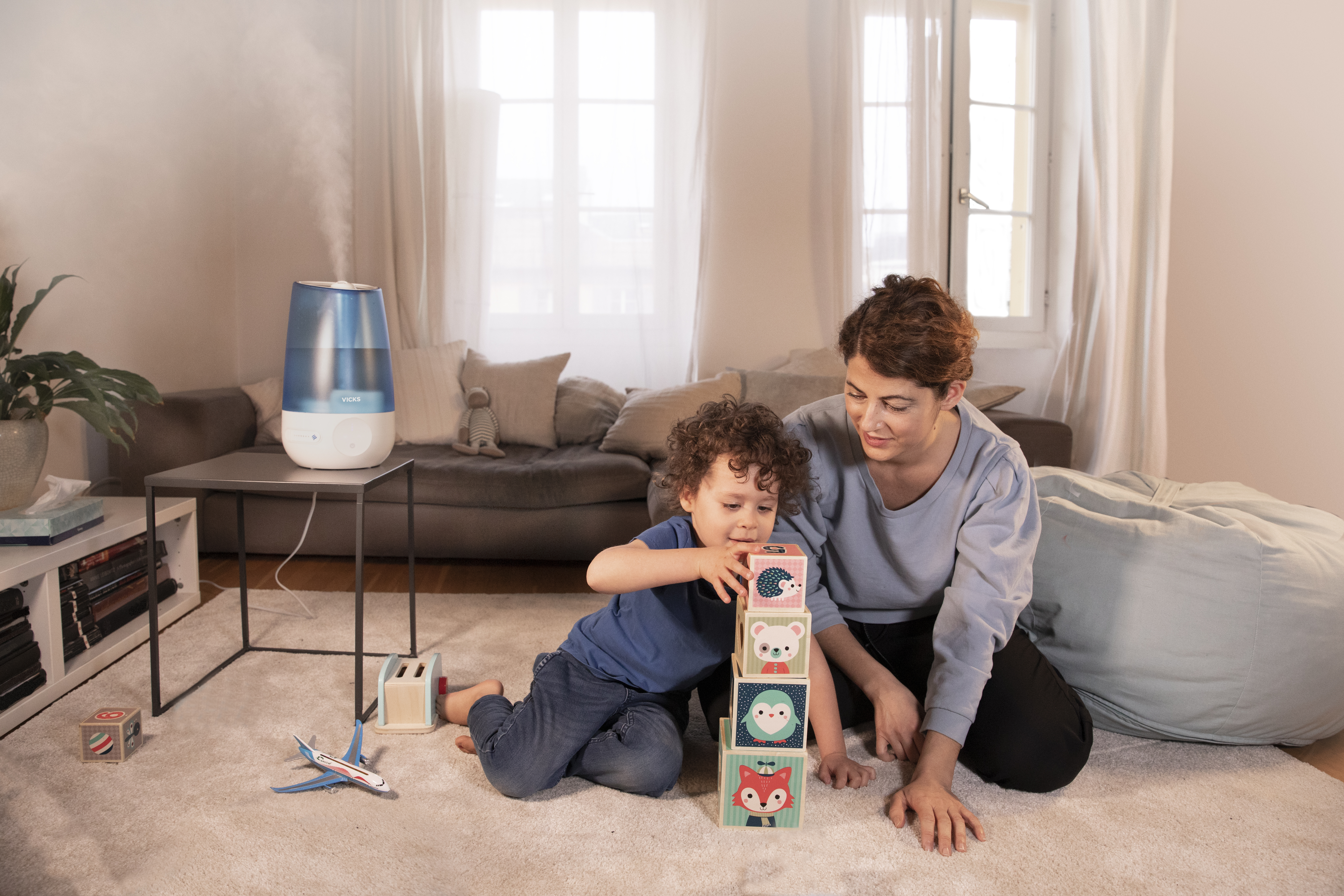 Vicks Mini Kaltluft Ultraschall-Luftbefeuchter VUL565E 1 Stk