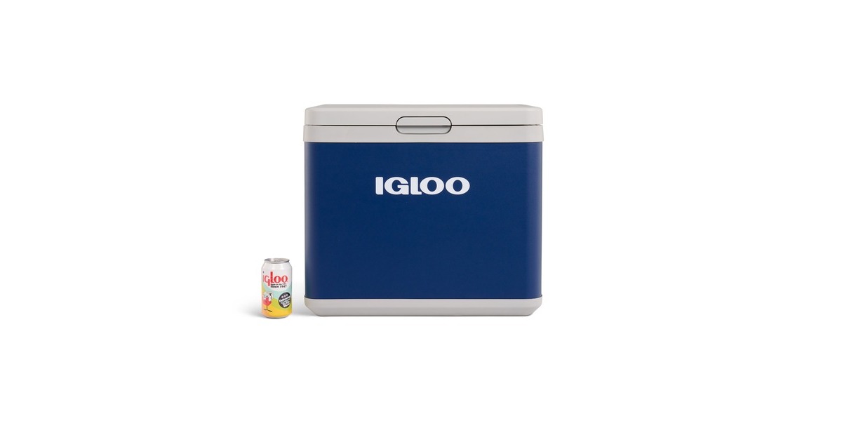 IglooIH45 AC/DC hybride koelbox  (Donkerblauw/wit, 43 liter)
