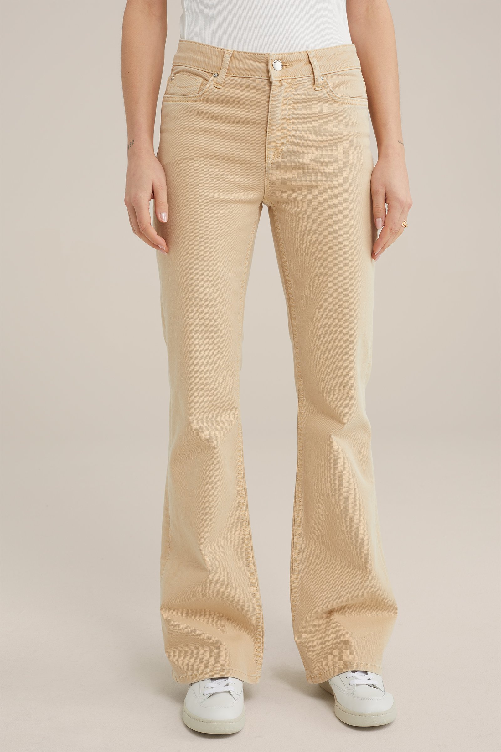 flared jeans Blue Ridge Beige
