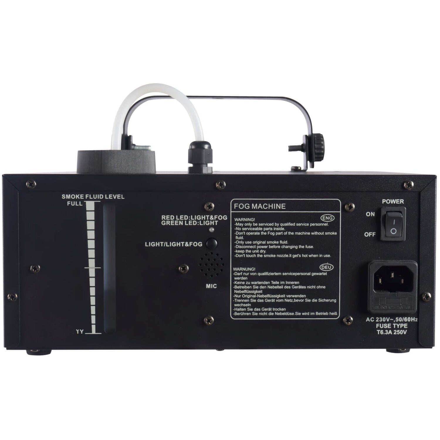 Lenco LFM-110BK Dual Matrix feestverlichting en rookmachine