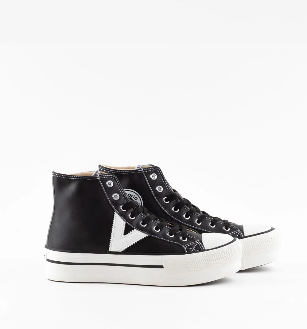TRIBU DOBLE CONTRAST MID BOOTNEGRO