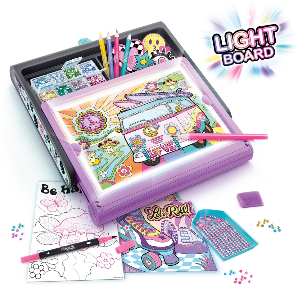 Style 4 Ever - Diamond Art 3-i-1 Etui med LED-Lys