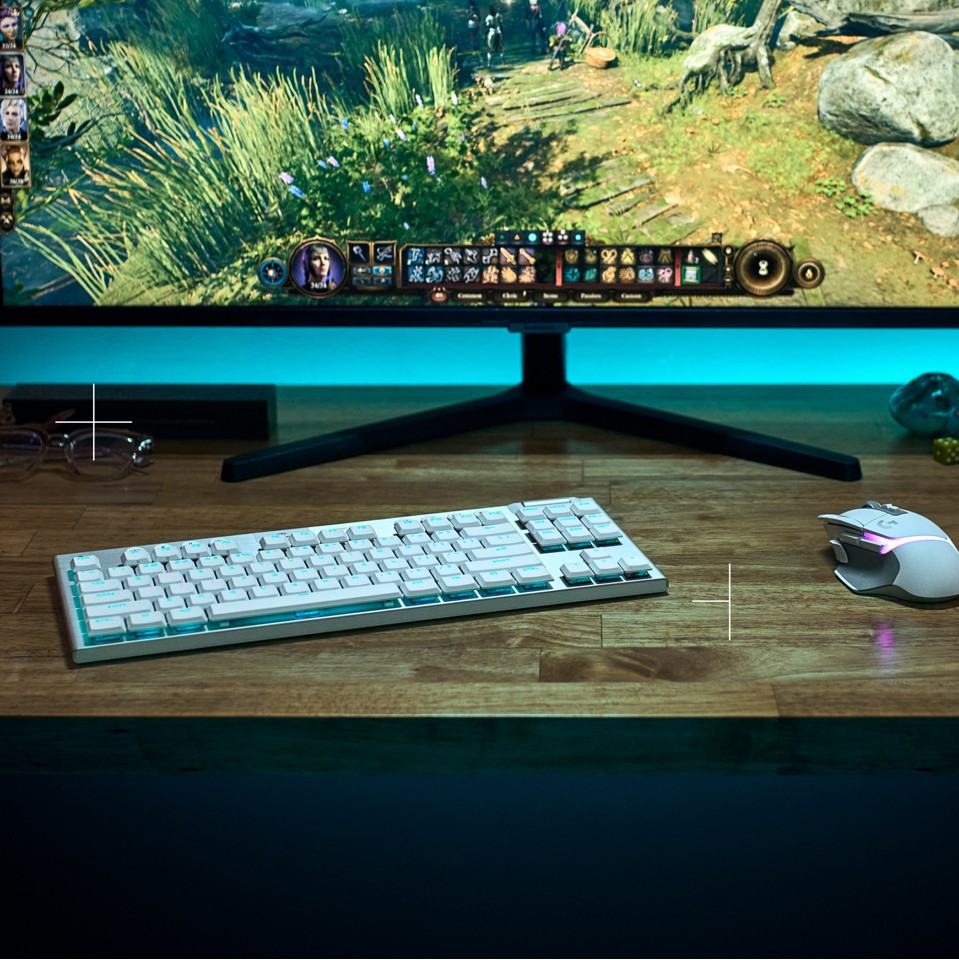 Logitech - G915 X LIGHTSPEED TKL Low-Profile Wireless Gaming Keyboard