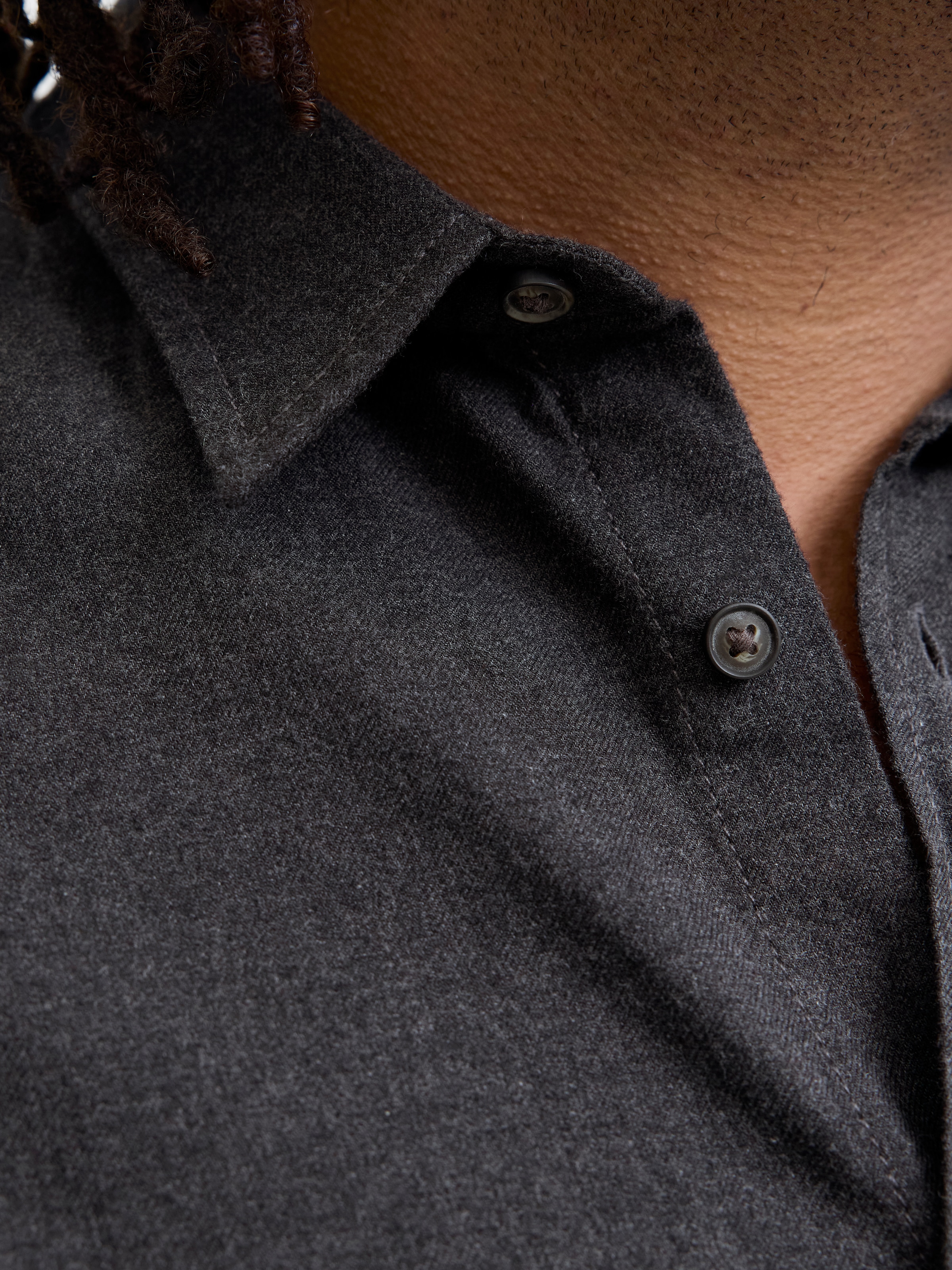 Jack & Jones PlusSize Langarmhemd »JJECLASSIC MELANGE SHIRT L/S SN PLS«