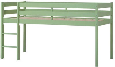 Hoppekids ECO Comfort  Halvhøy Loftseng 90x200, Lysegrønn
