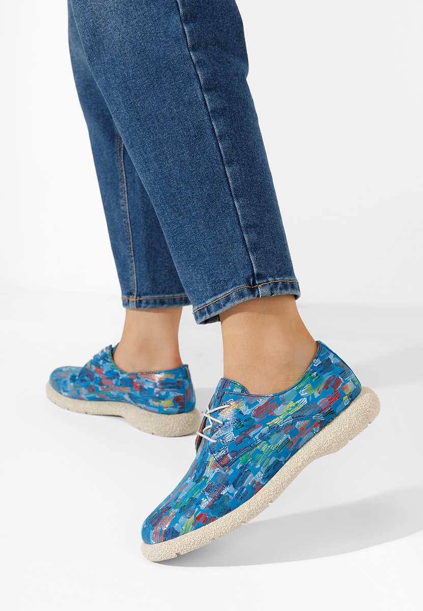 Chaussures derby en cuir multicolores Karysa