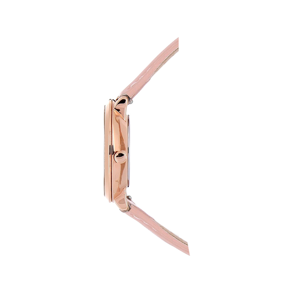 Montre Pierre Lannier femme acier rose cuir rose