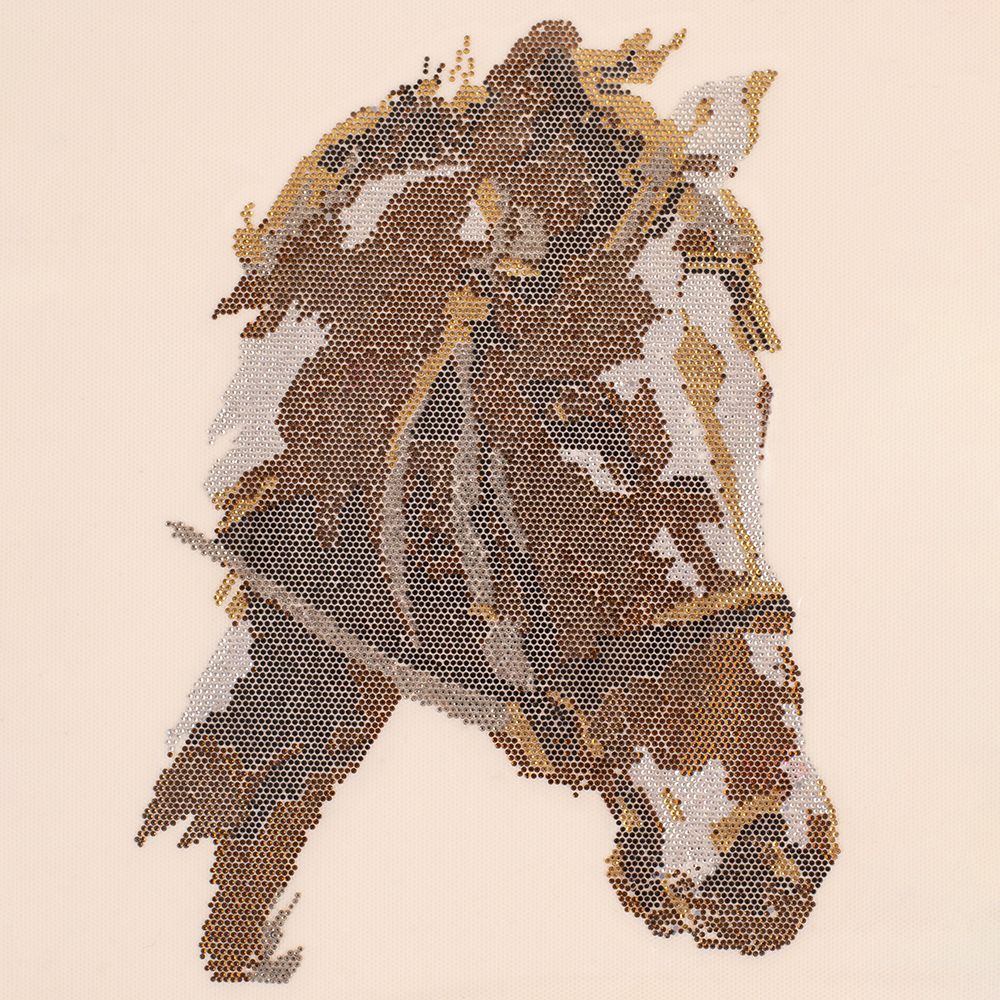 Glitter transfer Horse
