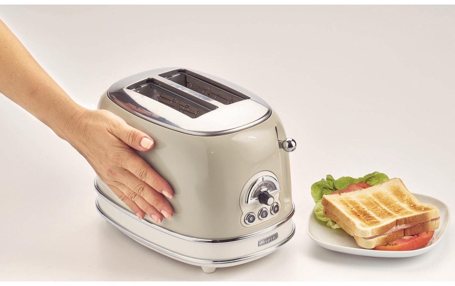 Toaster Vintage BeigeKlassischer Toaster, Beige