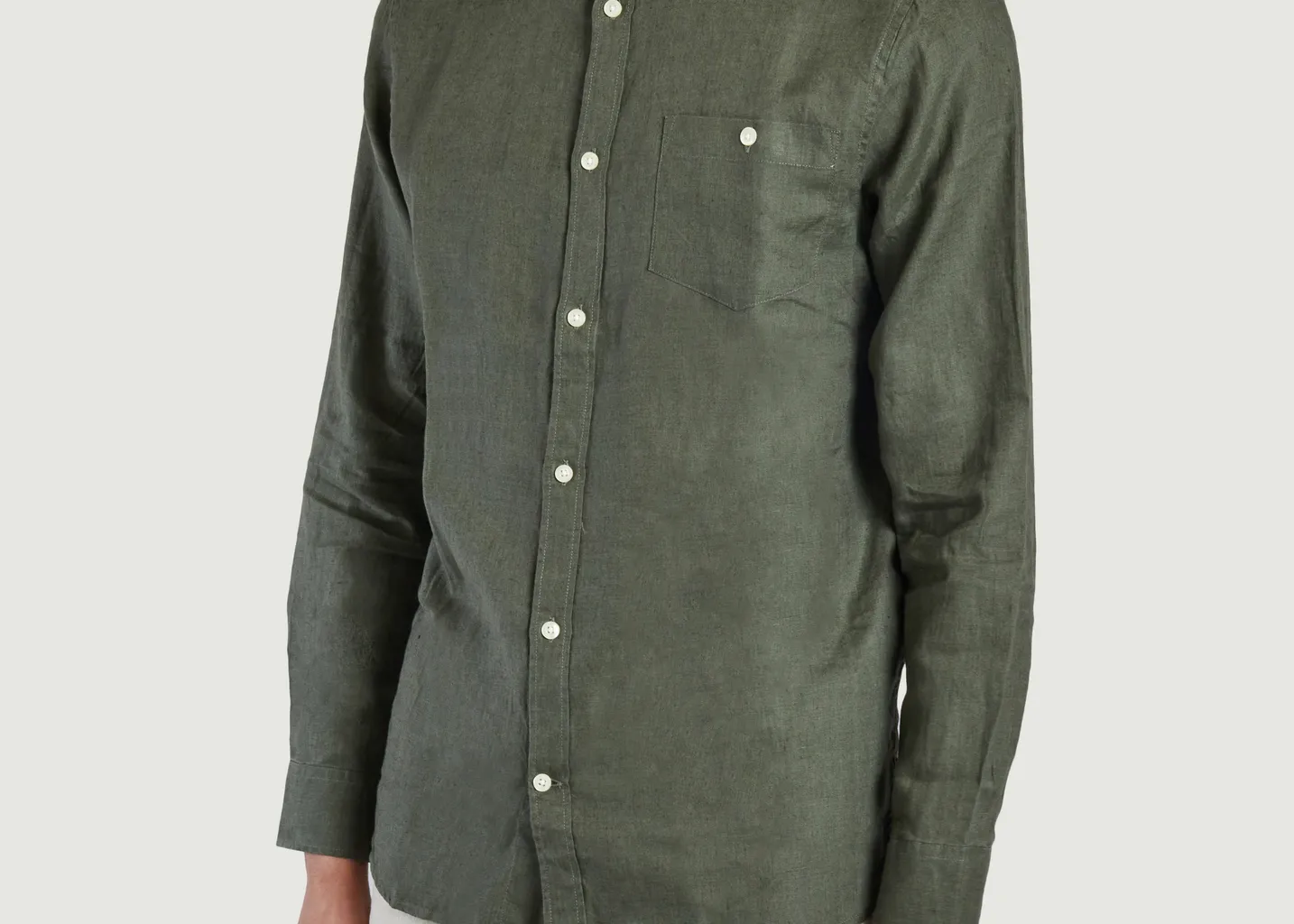 Chemise en lin custom fit KCA