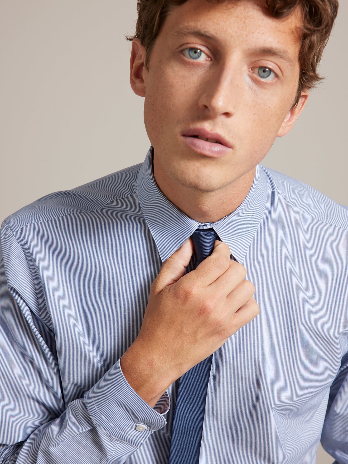 Chemise rayée regular fit homme non iron
