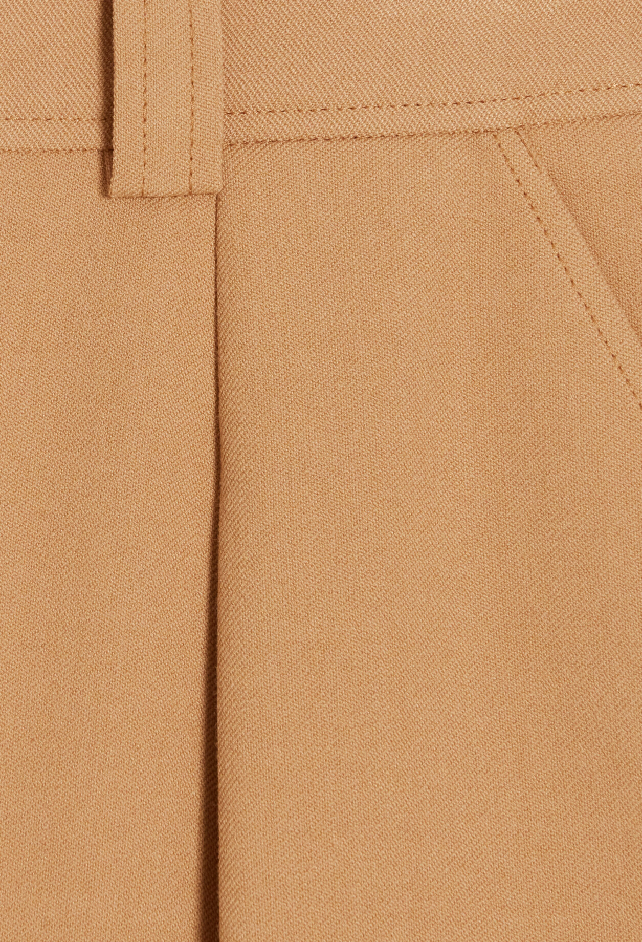 Short taille haute camel