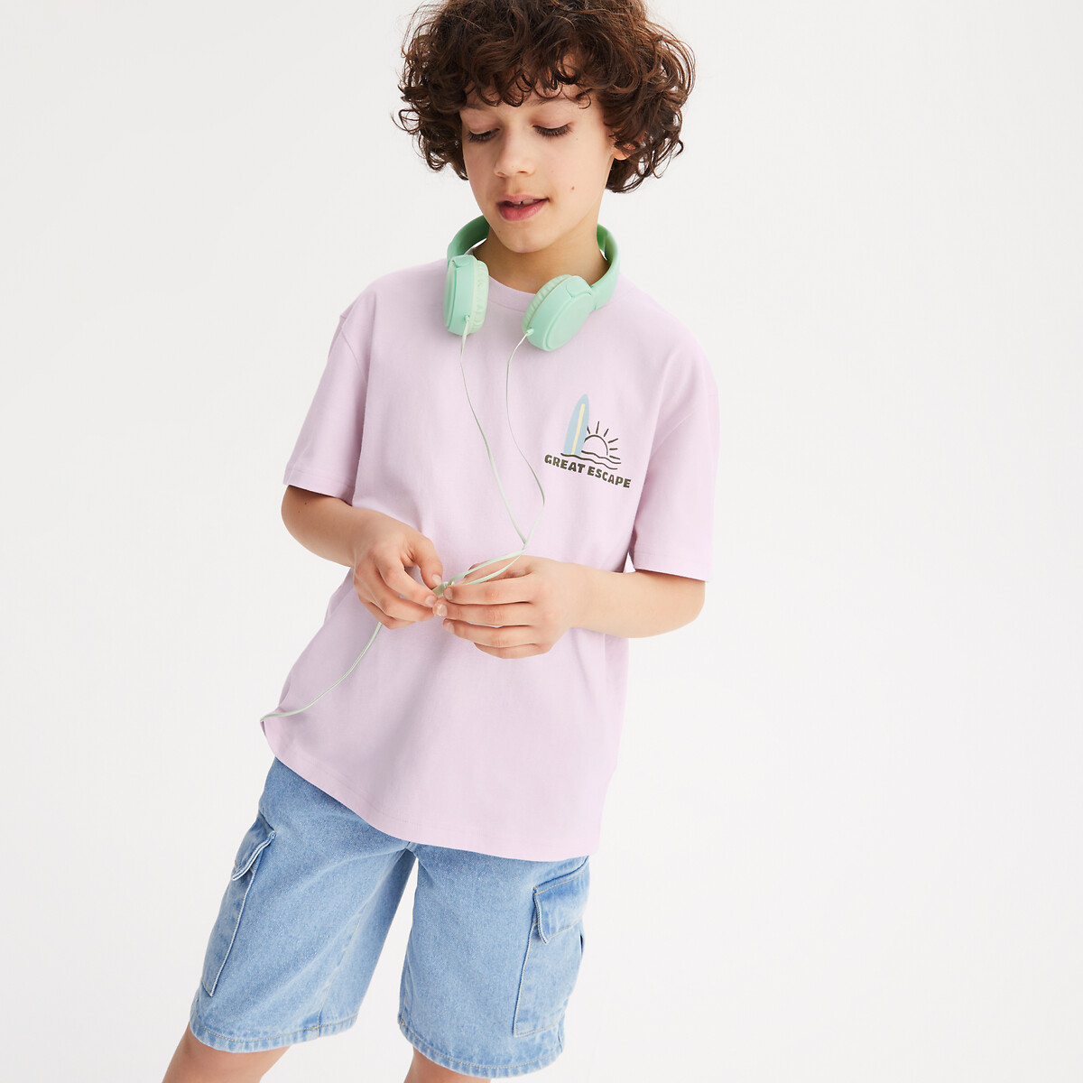 COLEÇÕES LA REDOUTE<br>Bermudas em ganga