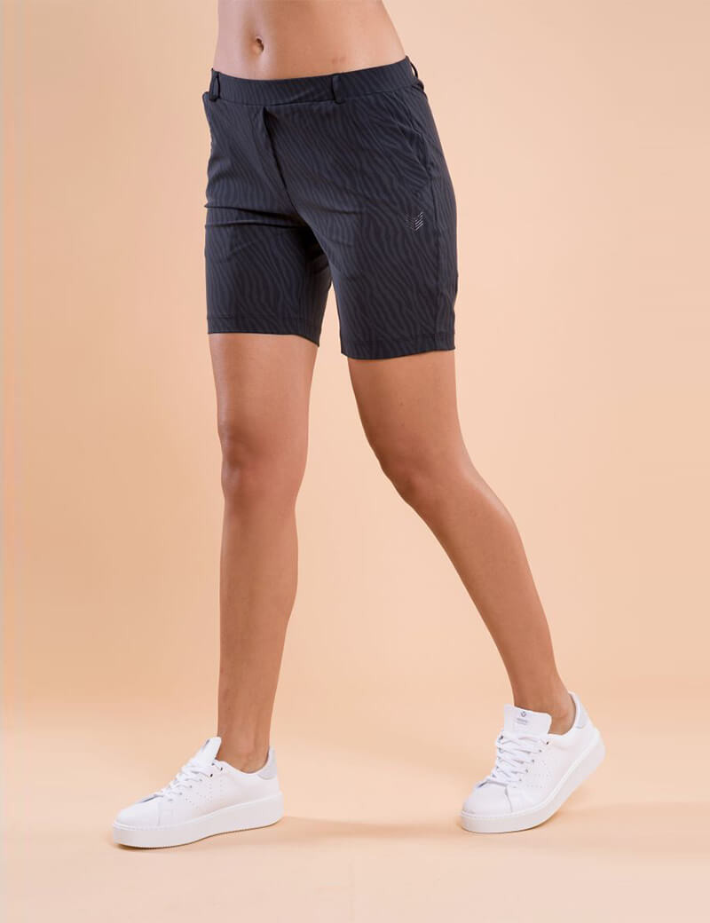 HBT ESSENTIELS - SHORT FEMME CHRISTIES BLACK ZÉBRÉE
