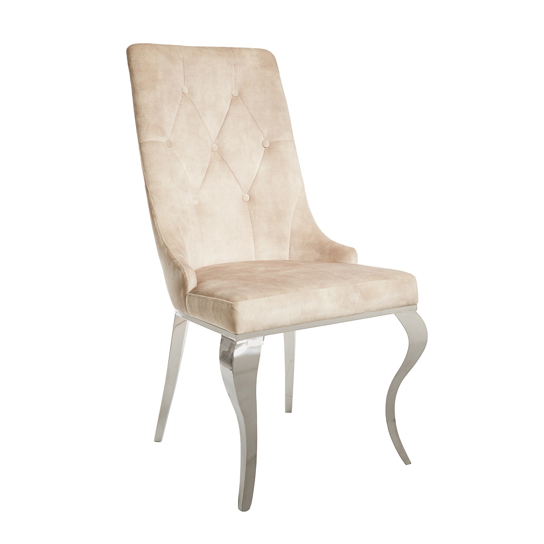 riess-ambiente Stuhl MODERN BAROCK - royalblau Samt mit silbernem Löwenkopf