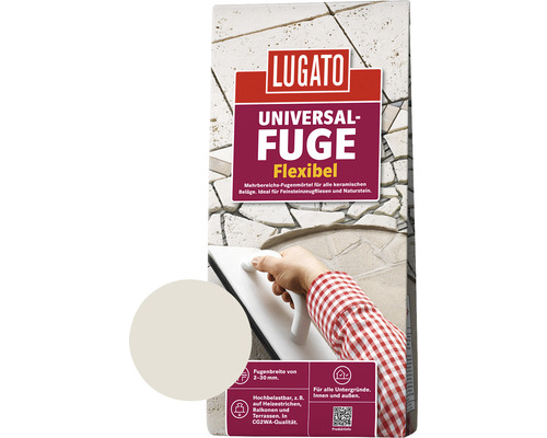 Lugato Universele Voegmortel, Zilvergrijs, 5 kg
