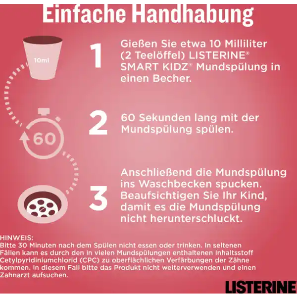 Mundspülung Smart Kidz Mild Berry
