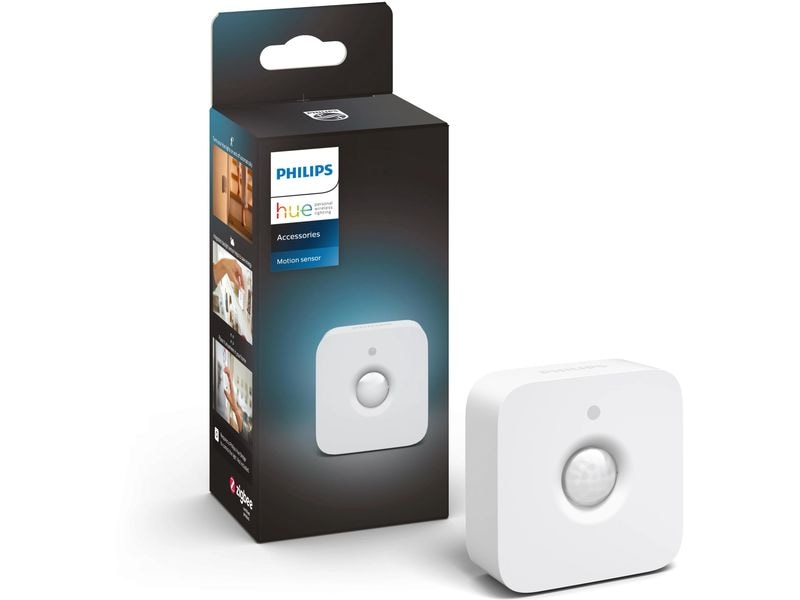 Philips Hue Zubehör Bewegungsmelder Indoor Weiss Bewegungssensor für Philips Hue-Systeme