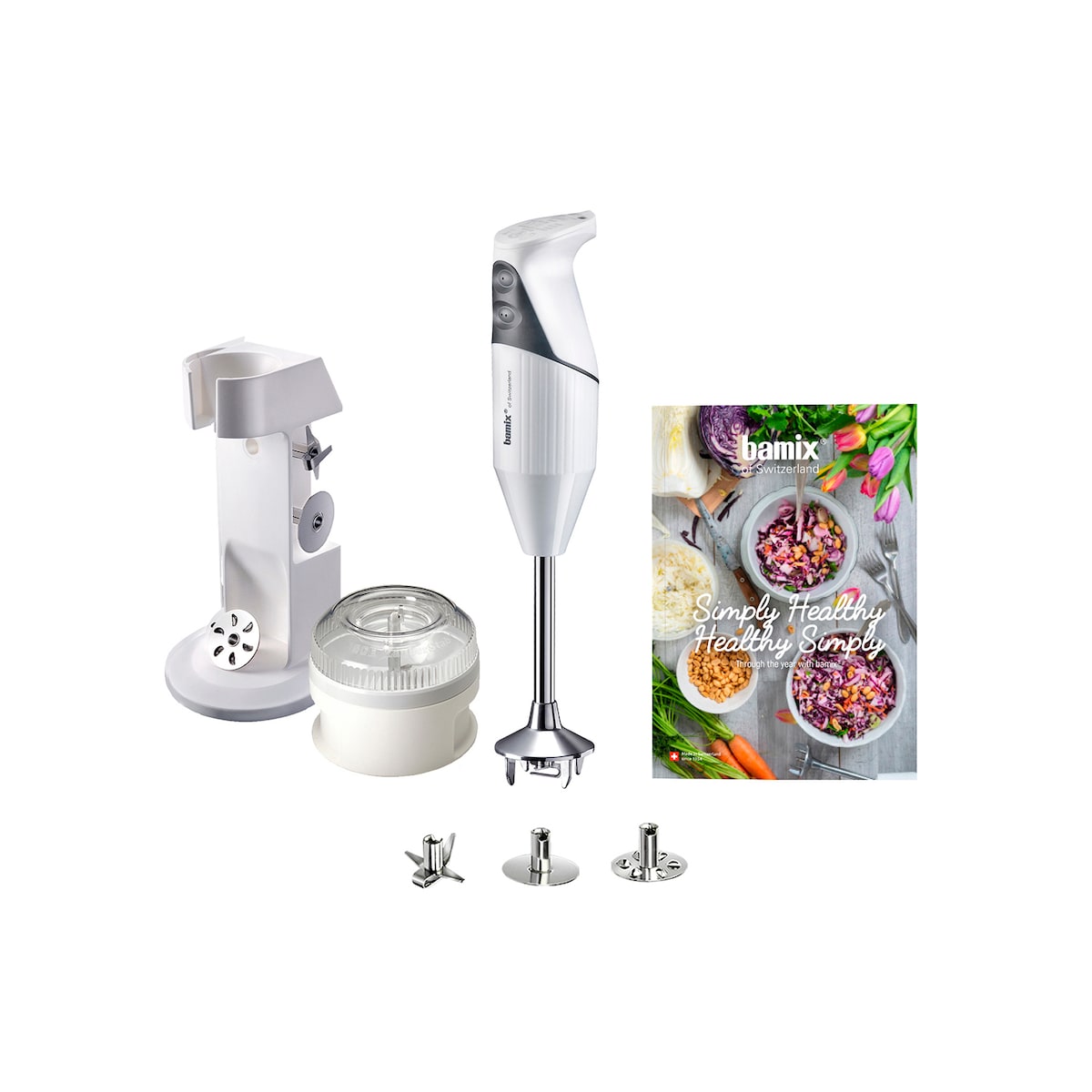Bamix Simply Healthy Handblender 200 watt D White